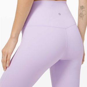 Lululemon Align 25” High-rise Lavender Dew Double Lined Yoga Leggings, Size: 0